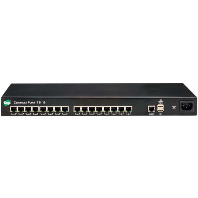 Digi ConnectPort TS 16 MEI Terminal Server - x USB - 16 x Serial Port - 10/100Base-TX - Fast Ethernet