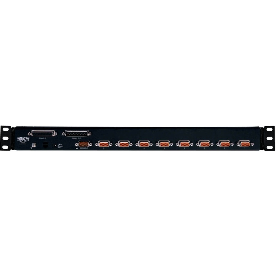 Tripp Lite by Eaton 8-Port Rackmount KVM/USB Switch w/ On-Screen Display Steel PS/2 1U