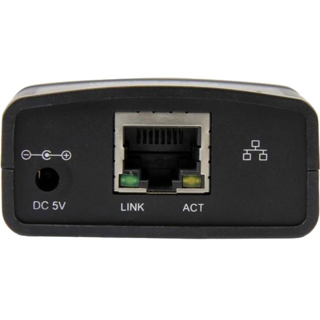 StarTech 10/100Mbps Ethernet to USB 2.0 Network LPR Print Server - USB Print Server with 10Base-T/100Base-TX Auto-sensing