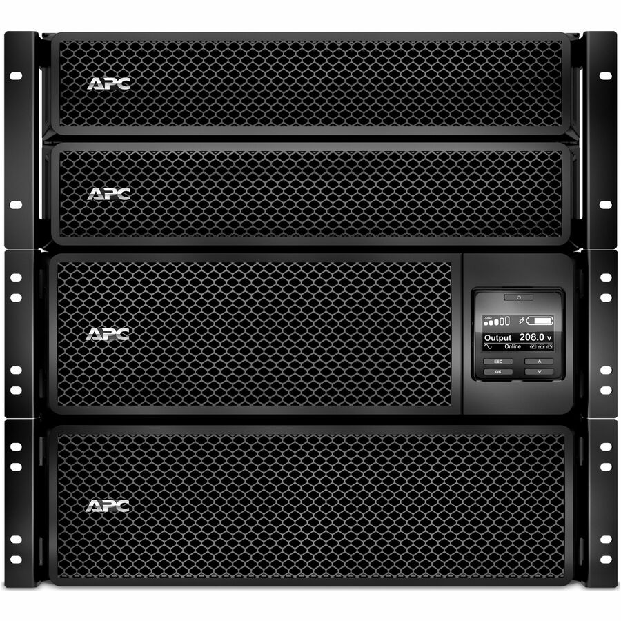 APC Smart-UPS On-Line, 10kVA/10kW,Rackmount 10U, 208V, 2x L5-20R+4x L6-20R+2x L6-30R+2x L14-30R NEMA, NMC,W/ transformer 208V/240V to 120V,W/ rail kit