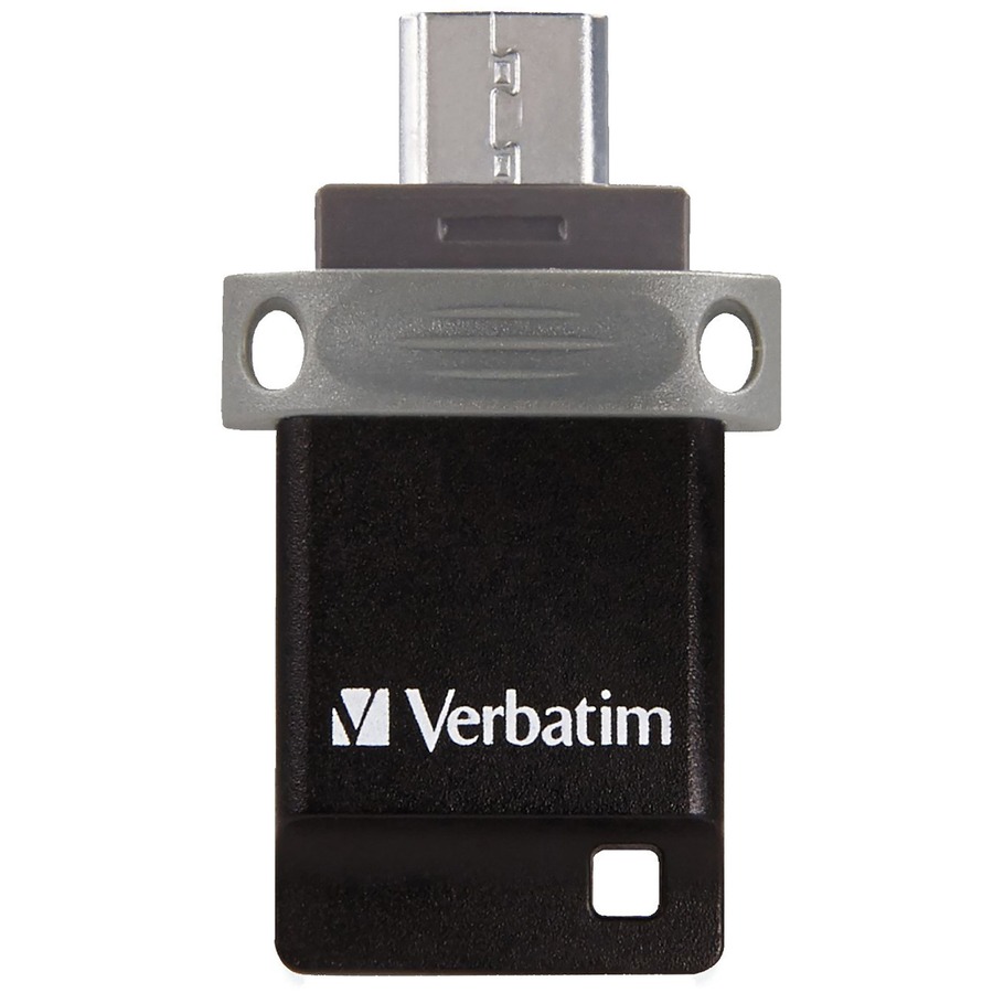 Verbatim 64GB Store 'n' Go Dual USB Flash Drive for OTG Devices - 64 GBMicro USB, USB 2.0 - 1 Pack