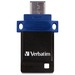 Verbatim Store 'n' Go 64GB Dual USB 3.2 Flash Drive, Blue( 99155)