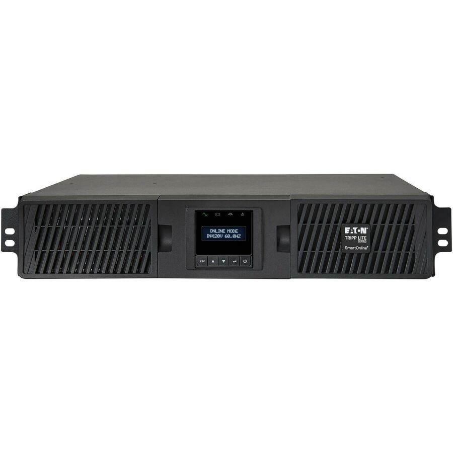 Tripp Lite by Eaton series UPS SmartOnline 1500VA 1350W 120V Double-Conversion UPS - 8 Outlets, Extended Run, Network Card Included, LCD, USB, DB9, 2U Rack/Tower Battery Backup