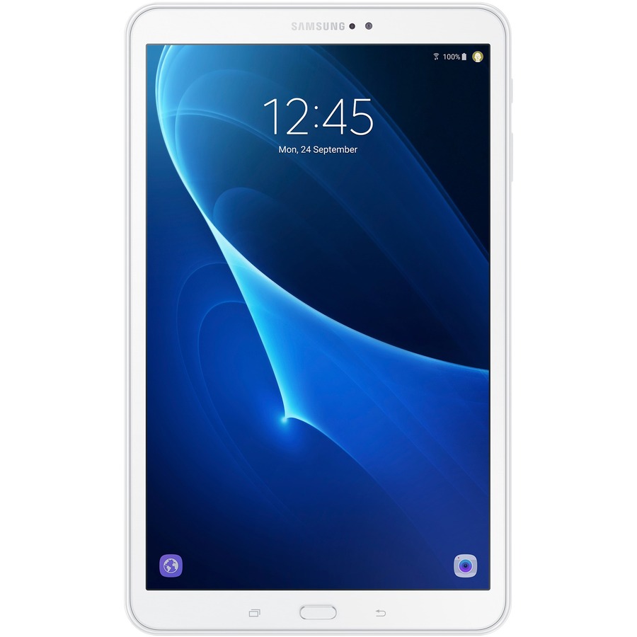 Samsung Galaxy Tab A SM-T580 Tablet - 10.1" - Cortex A9 Octa-core (8 Core) 1.60 GHz - 2 GB RAM - 16 GB Storage - Android 6.0 Marshmallow - Pearl White