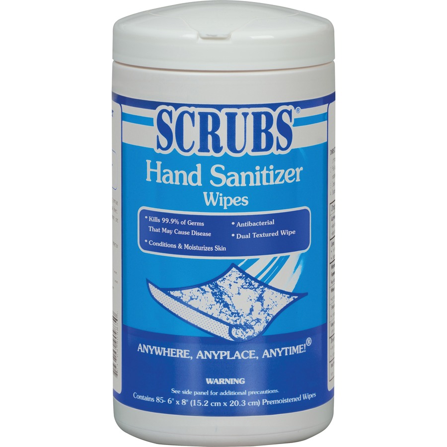 SCRUBS Hand Sanitizer Wipes AAA Business Supplies & Interiors