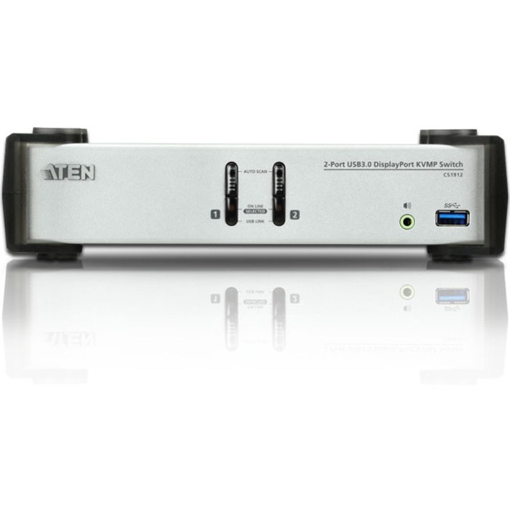 ATEN 2-Port USB 3.0 DisplayPort KVMP Switch-TAA Compliant