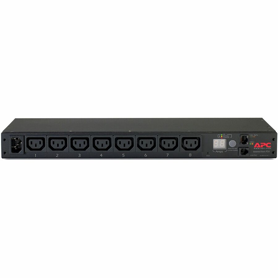 APC NetShelter Metered Rack PDU, 1U, 12A/208V, 10A/230V, 8 C13 outlet