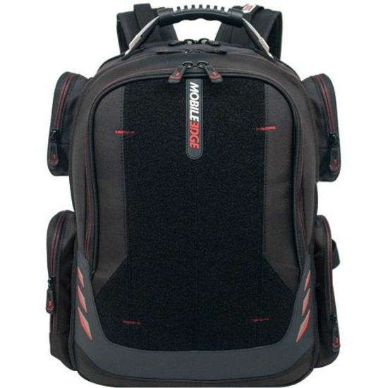 Mobile Edge Core Carrying Case (Backpack) for 17.3" Apple iPad Notebook - Black, Red