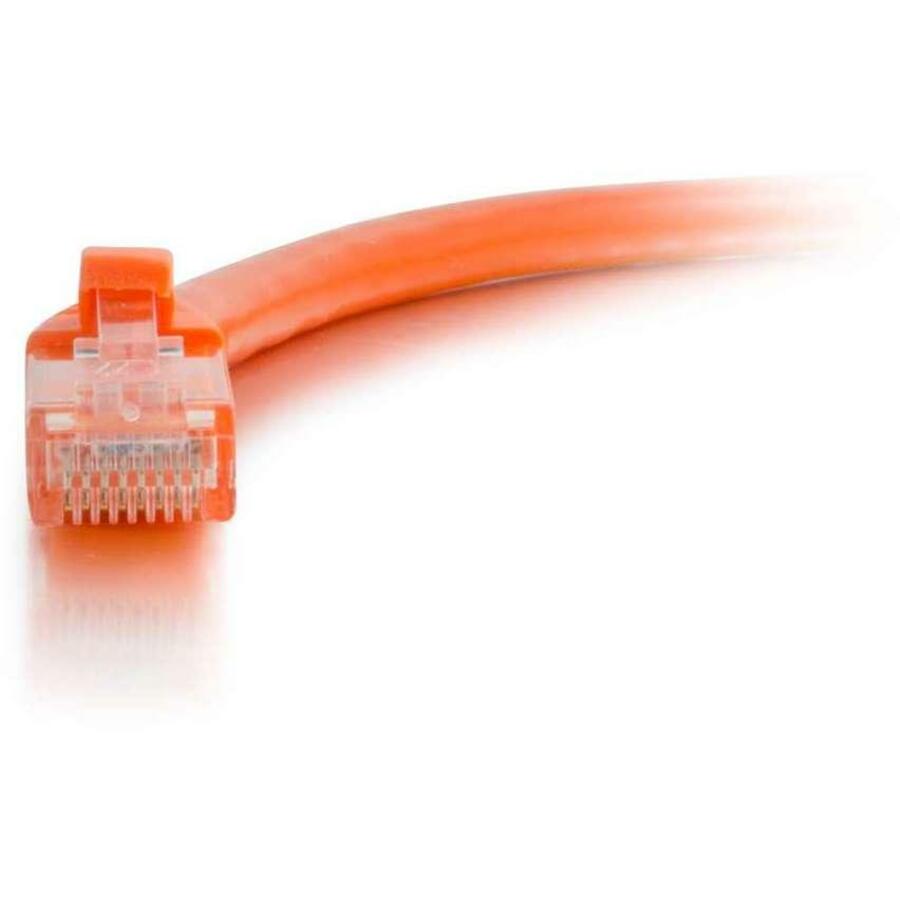 C2G 50ft Cat6 Snagless Unshielded (UTP) Ethernet Cable - Cat6 Network Patch Cable - PoE - Orange