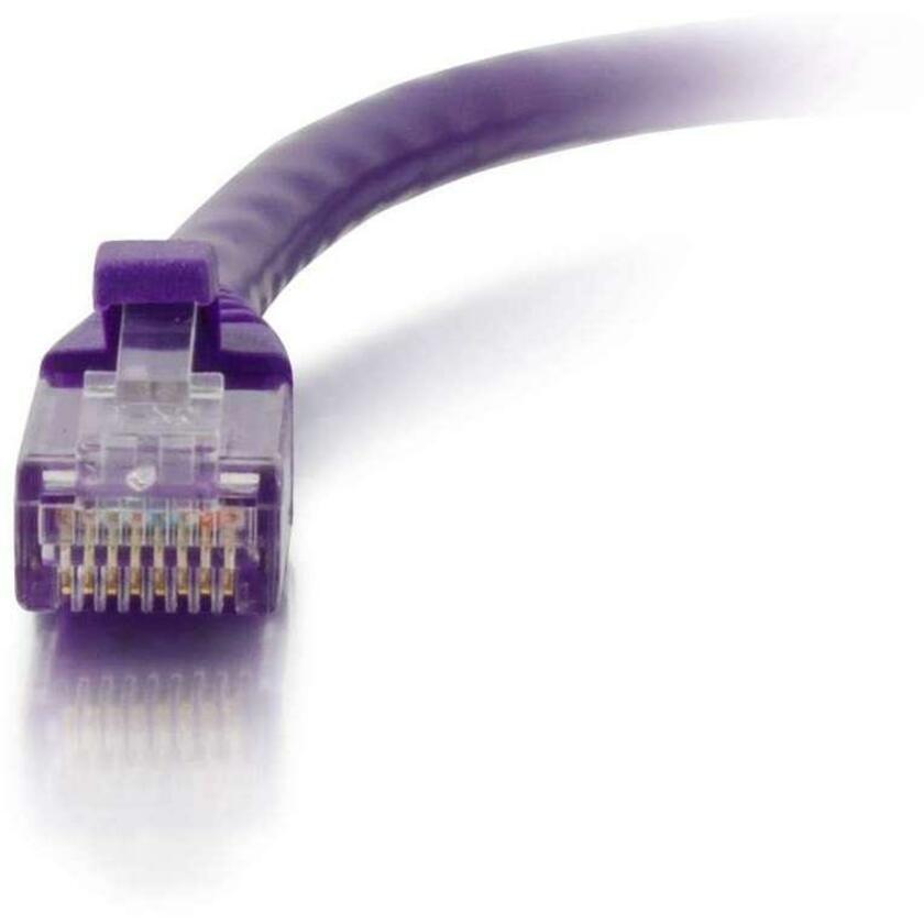 C2G-50ft Cat6 Snagless Unshielded (UTP) Network Patch Cable - Purple