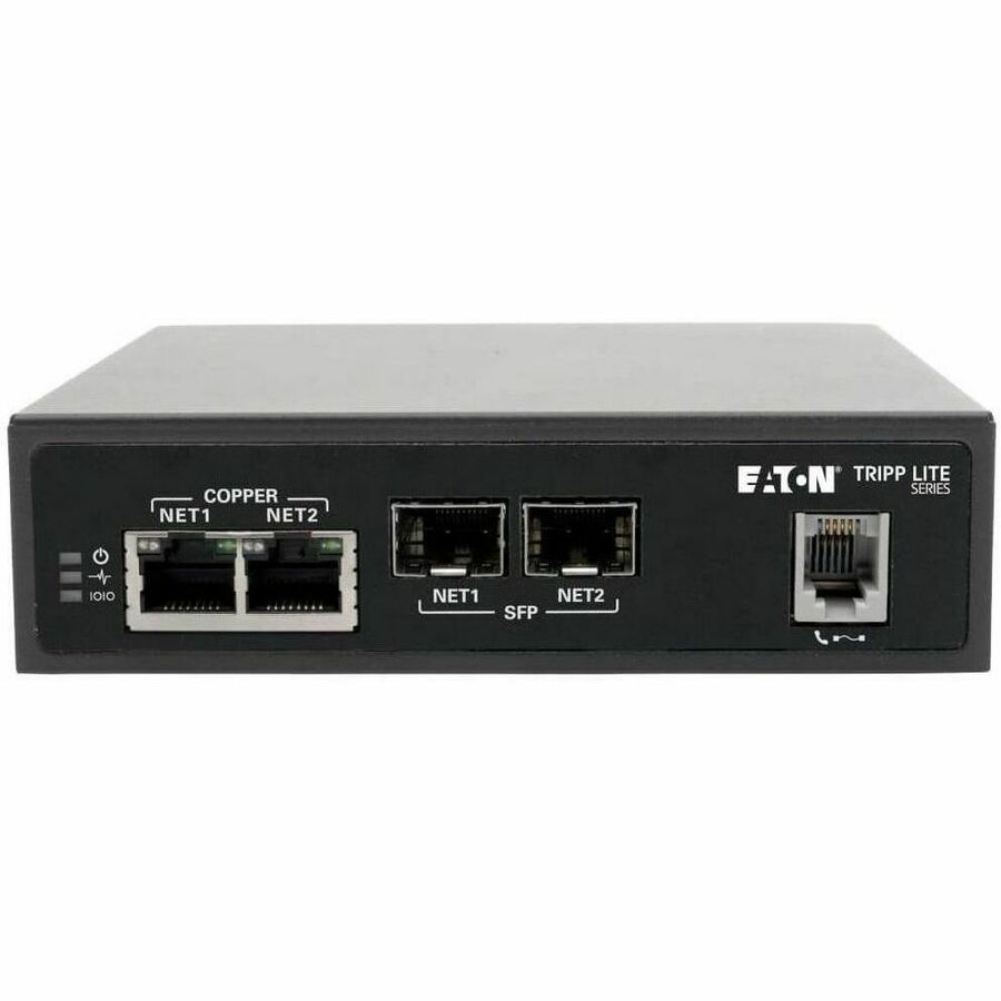 Tripp Lite by Eaton 8-Port Console Server with Built-In Modem Dual GbE NIC 4Gb Flash and Dual SFP