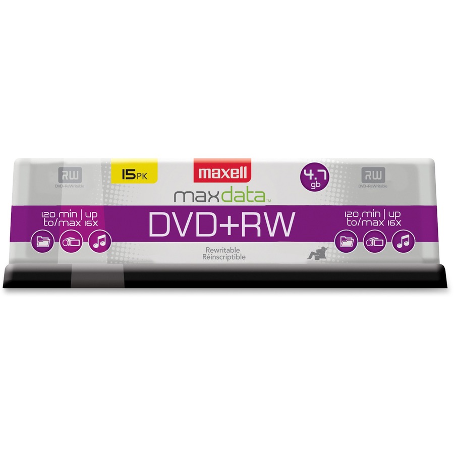 Maxell 4x DVD+RW Media - 120mm