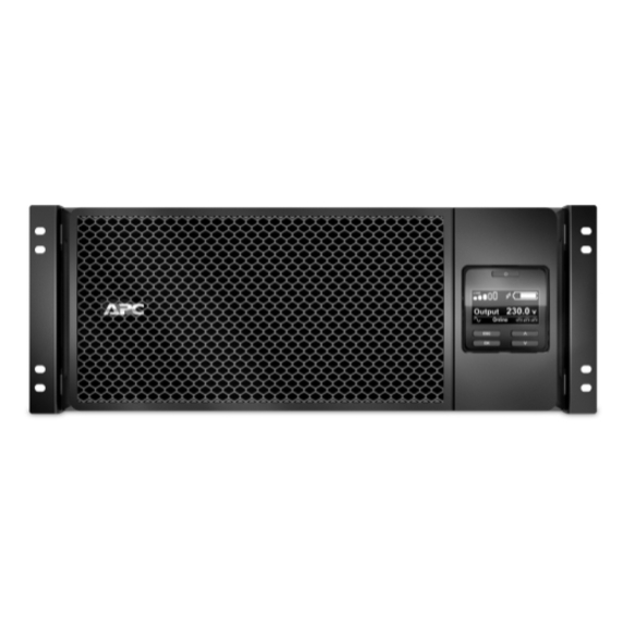 APC Smart-UPS On-Line, 6kVA/6kW, Rackmount 4U, 230V, 6x C13+4x C19 IEC outlets, Network Card+SmartSlot, Extended runtime, W/ rail kit, Marine