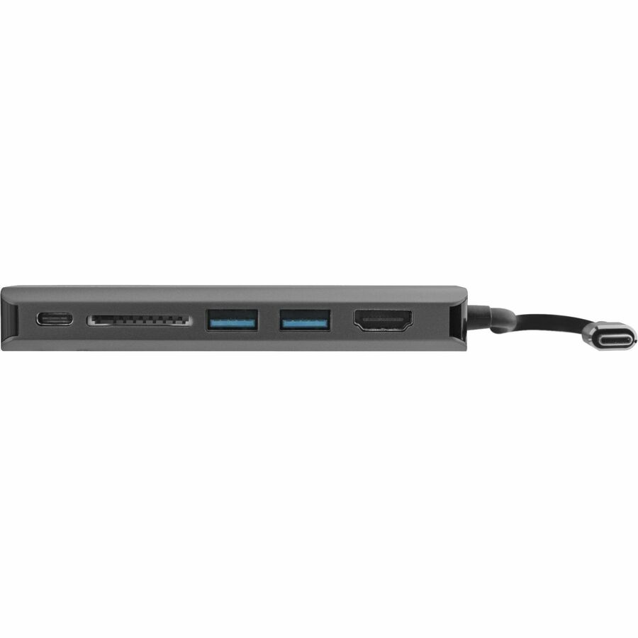 3 Port 10Gbps USB C Hub with SD Card Reader - 3x USB-A & 1x SD Slot -  Portable USB 3.2 Gen 2 Type C Adapter Hub - Laptop Hub - USB Bus Powered 