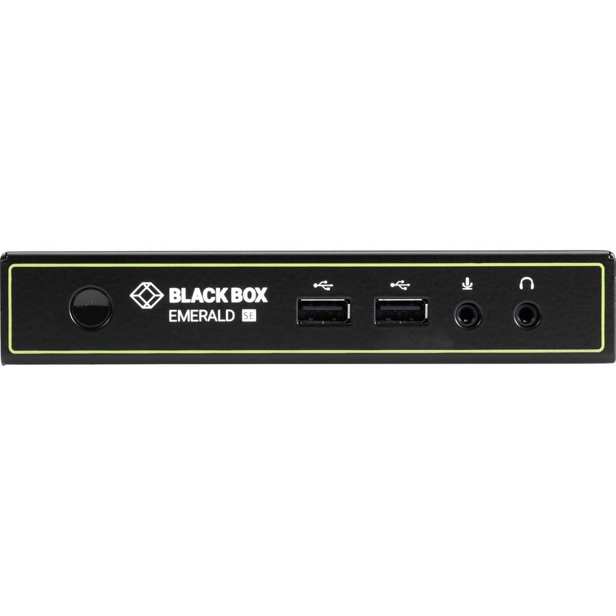 Black Box Emerald&trade; SE DVI KVM-over-IP Matrix Switch Receiver - Single Head, Full HD DVI, VUSB 2.0, Serial, Audio