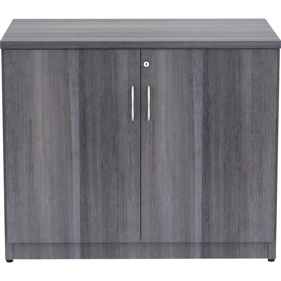 Lorell Essentials 2-door Storage Cabinet - Contemporary - Laminate | Lorell