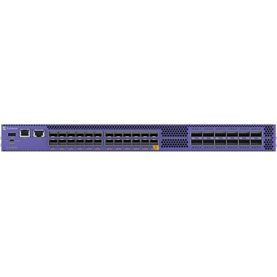 Extreme Networks ExtremeRouting SLX 9640 Router - 28 - 100 Gigabit Ethernet - 1U - Rack-mountable