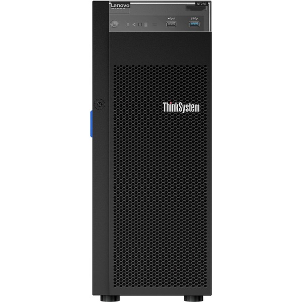 Lenovo ThinkSystem ST250 Intel Xeon E-2124 Tower Server - 8x 2.5" (7Y46A00XNA) - 1x Intel Xeon E-2124 4-Core 3.30GHz, 8GB RAM