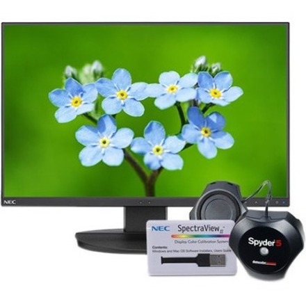 NEC Display MultiSync EA231WU-BK-SV WUXGA LCD Monitor - 16:10 - Black