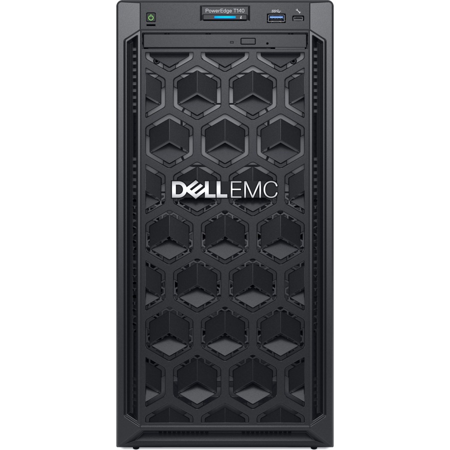 Dell EMC PowerEdge T140 Mini-tower Server - 1 x Intel Xeon E-2124 3.30 GHz - 8 GB RAM - 1 TB HDD - (1 x 1TB) HDD Configuration - 12Gb/s SAS, Serial ATA/600 Controller