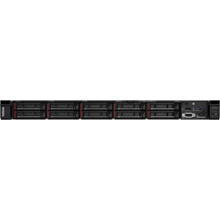 Lenovo ThinkSystem SR630 7X02A0CGNA 1U Rack Server - 1 x Intel Xeon Silver 4214 2.20 GHz - 16 GB RAM - Serial ATA/600 Controller