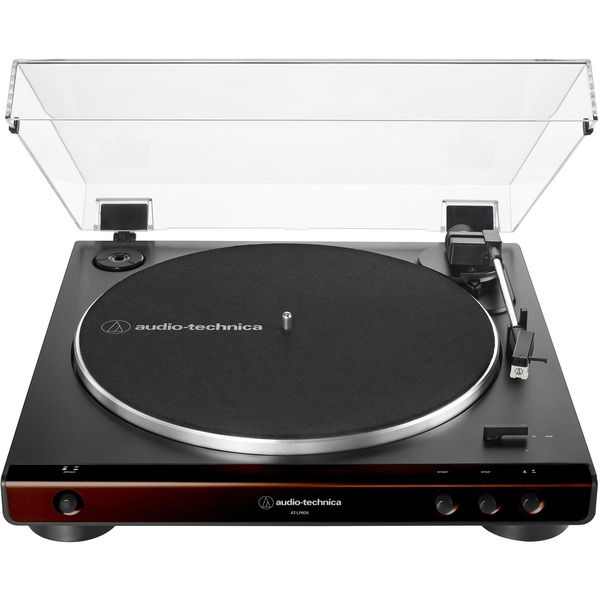 Audio-Technica AT-LP60X-BW Stereo Turntable, Brown