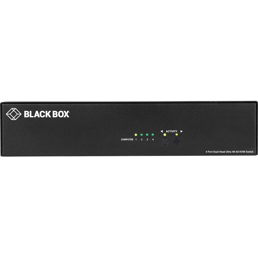 Black Box 4K60 HDMI Dual-Head KVM Switch - 4 Port