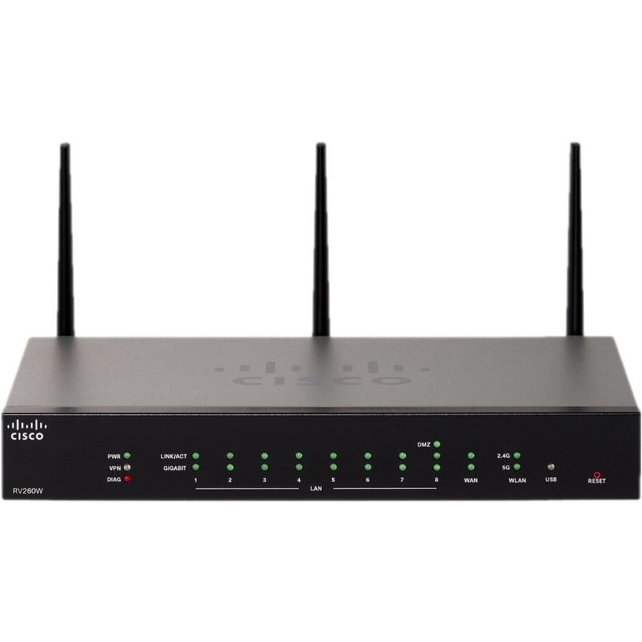 Cisco RV260W Wi-Fi 5 IEEE 802.11ac Ethernet Wireless Router