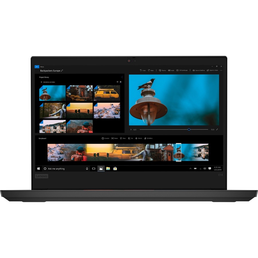 Lenovo ThinkPad E14 20RA004WUS 14" Notebook - 1920 x 1080 - Intel Core i5 10th Gen i5-10210U Quad-core (4 Core) 1.60 GHz - 8 GB Total RAM - 1 TB HDD - Black