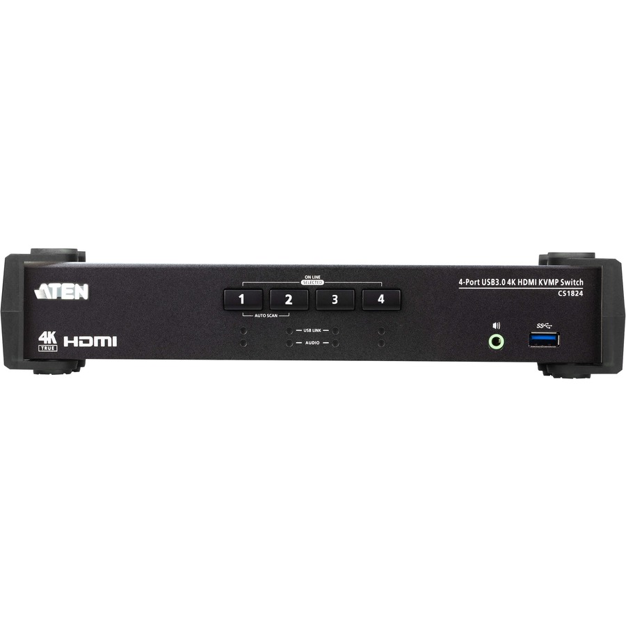 Aten 4-Port USB 3.0 4K HDMI KVMP Switch
