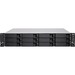 QNAP TS-H1277XU-RP QTS HERO 12-Bay 2U Rackmount Server-NAS - 32GB 2x 10GbE SFP+, 2x 10GbE RJ45, 2x GbE Redundant PSU ZFS-based (TS-H1277XU-RP-3700X-32G-US)