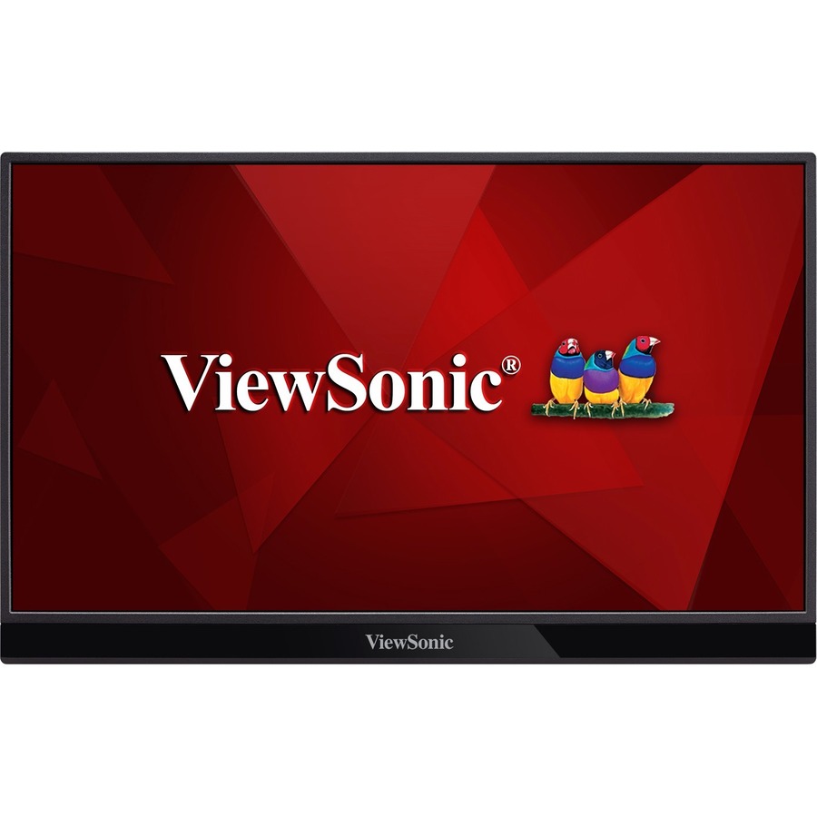 ViewSonic 15.6 Inch 1080p Portable Monitor with 2 Way Powered 60W USB C, IPS, Eye Care, Dual Speakers, Built in Stand with Smart Cover (VG1655)