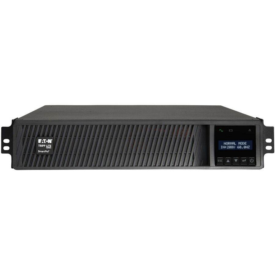 Eaton Tripp Lite Series SmartPro 1500VA 1500W 208V Line-Interactive Sine Wave UPS - 8 Outlets, Extended Run, Network Card Included, LCD, USB, DB9, 2U Rack/Tower