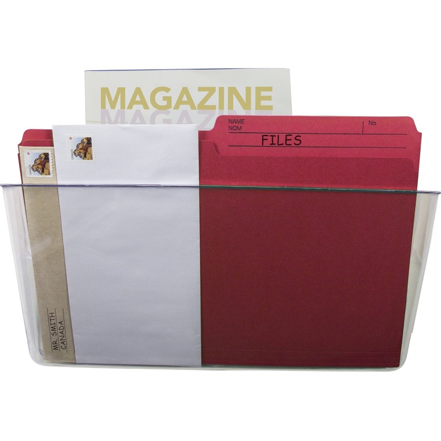 Storex Snap and Stack Wall Pockets Files, Letter