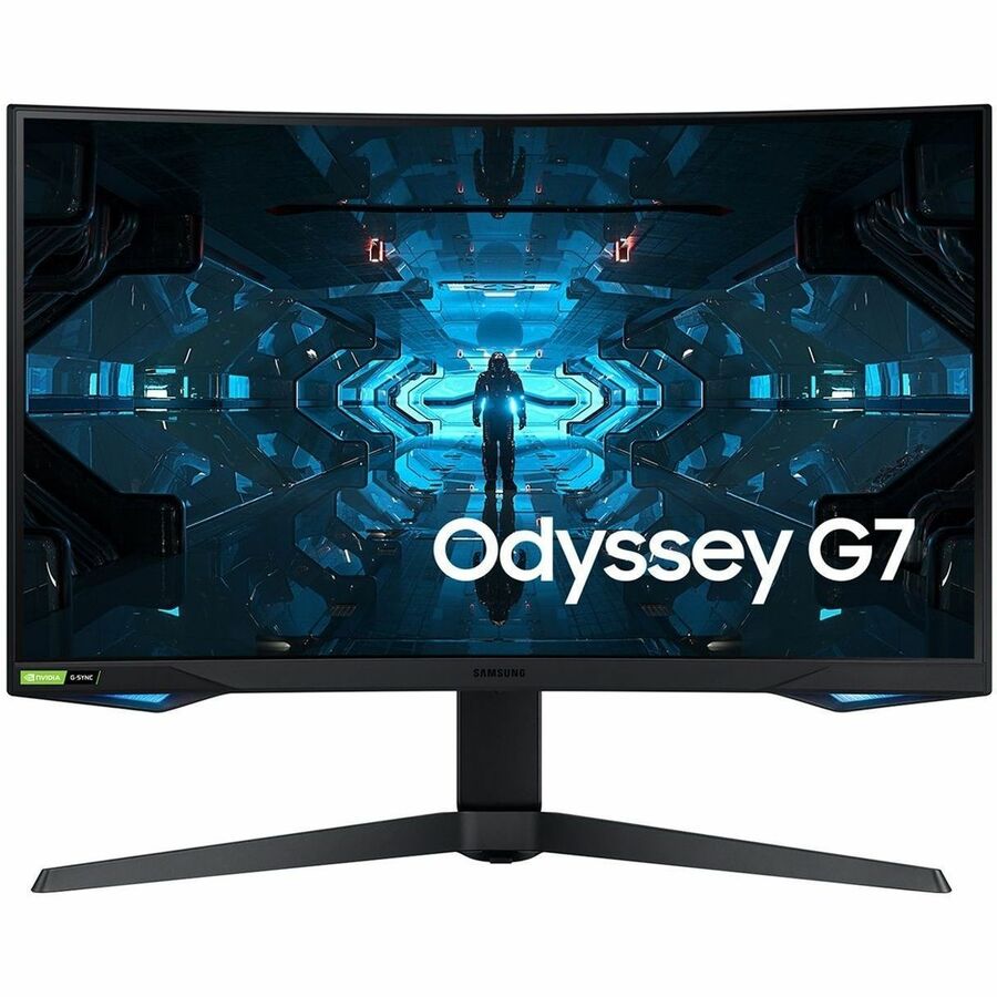 Samsung Odyssey G7 C27G75TQSN 27" Class WQHD Curved Screen LED Monitor - 16:9 - Black