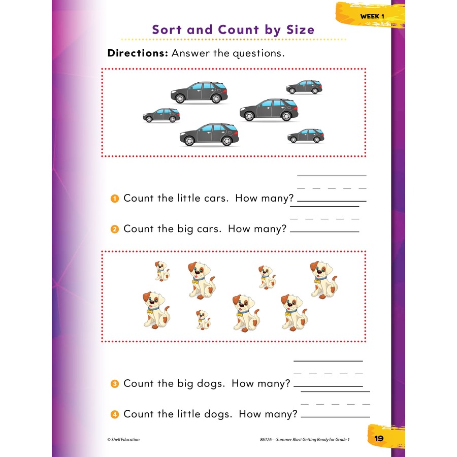 Picture of Shell Education Learn-At-Home Grade 1 Summer Bundle Printed Book by Suzanne I. Barchers, Jodene Smith