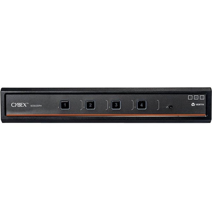 Vertiv Cybex SC900 Secure KVM | Dual Head | 4 Port Universal DisplayPort | NIAP version 4.0 Certified