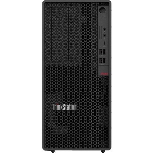 Lenovo ThinkStation P340 30DH00JCUS Workstation - 1 x Intel Octa-core (8 Core) i7-10700 2.90 GHz - 32 GB DDR4 SDRAM RAM - 1 TB SSD - Tower - Raven Black