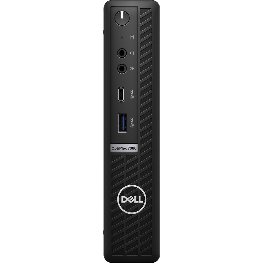 Dell OptiPlex 7000 7080 Desktop Computer - Intel Core i7 10th Gen i7-10700 Octa-core (8 Core) 2.90 GHz - 16 GB RAM DDR4 SDRAM - 256 GB SSD - Micro PC - Black