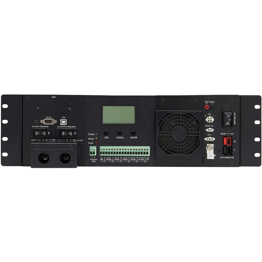 Tripp Lite by Eaton UPS 120VAC 48VDC 1500VA 1200W Extreme Temperature Network UPS for Industrial and Traffic Networks 3U Hardwire