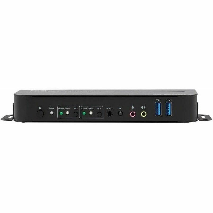 Tripp Lite by Eaton 2-Port DisplayPort/USB KVM Switch - 4K 60 Hz HDR HDCP 2.2 IR DP 1.4 USB Sharing USB 3.0 Cables