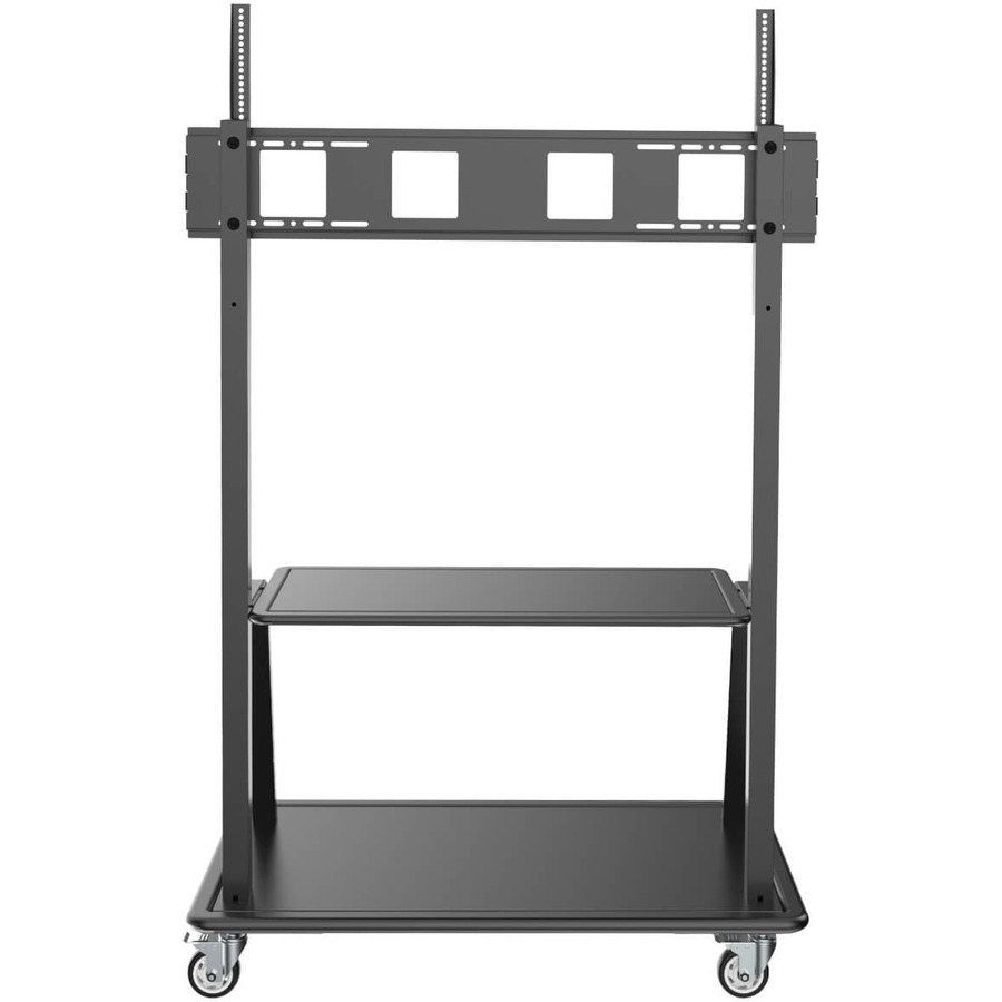 Tripp Lite by Eaton Heavy-Duty Rolling TV Cart for 60" to 105" Flat-Screen Displays Locking Casters Black