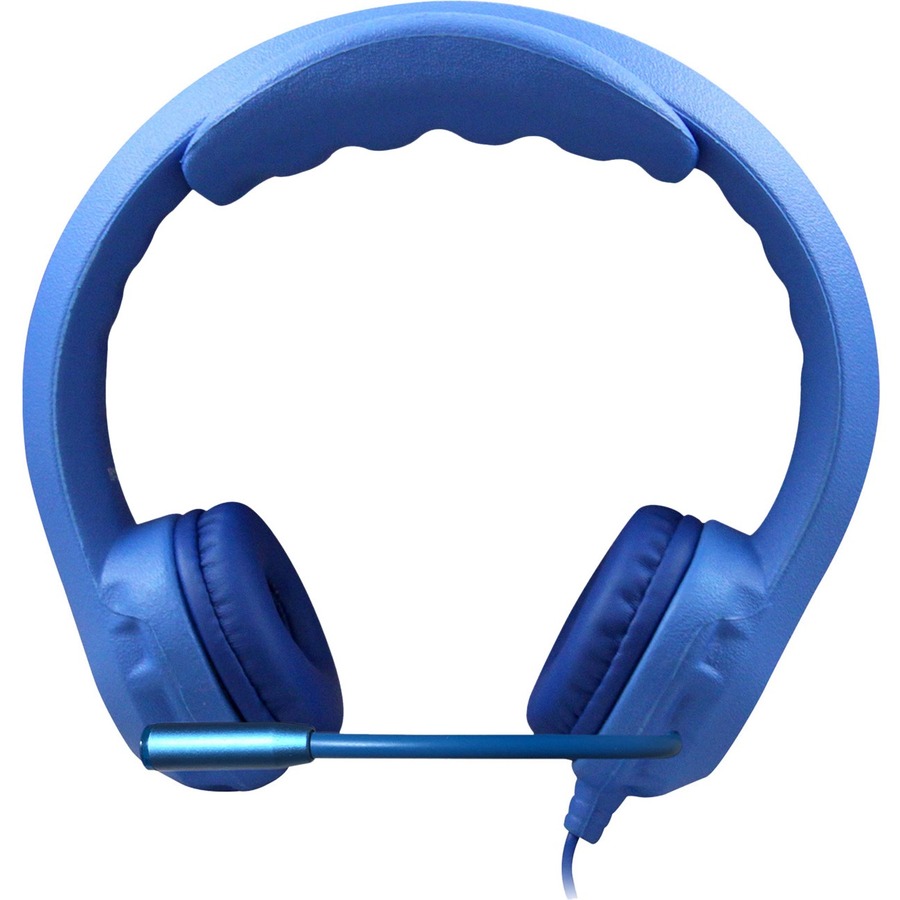 Hamilton Buhl Kid's Flex-Phones USB Headset With Gooseneck Microphone, Blue