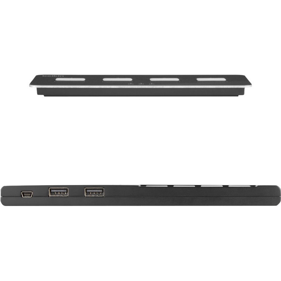 Belkin 4-Port Single Head Modular Secure KVM Switch Base Unit PP4.0 W/ Remote