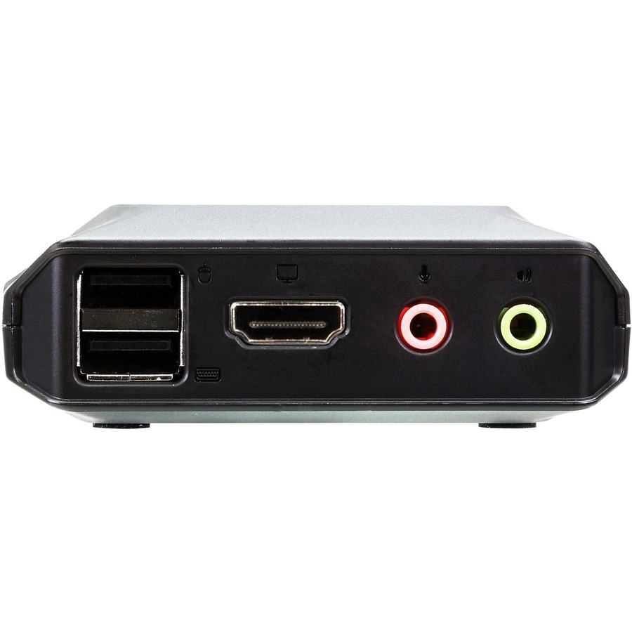 ATEN 2-Port USB 4K DCI HDMI Cable KVM Switch with Remote Port Selector