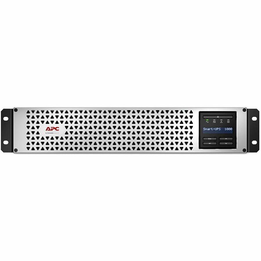 APC Smart-UPS, Line Interactive, 1000VA, Lithium-ion, Rackmount 2U, 120V, 6x NEMA 5-15R outlets, SmartConnect Port+Network Card, Short Depth, AVR