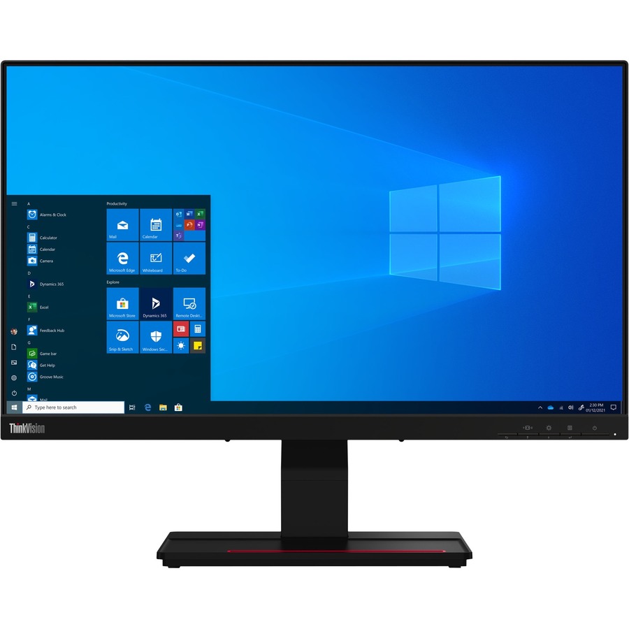 Lenovo ThinkVision T24T-20 24" Class LCD Touchscreen Monitor - 16:9 - 4 ms