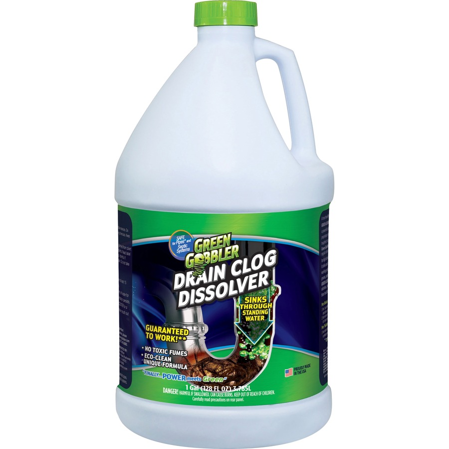 Green Gobbler Liquid Drain Clog Dissolver - Zerbee