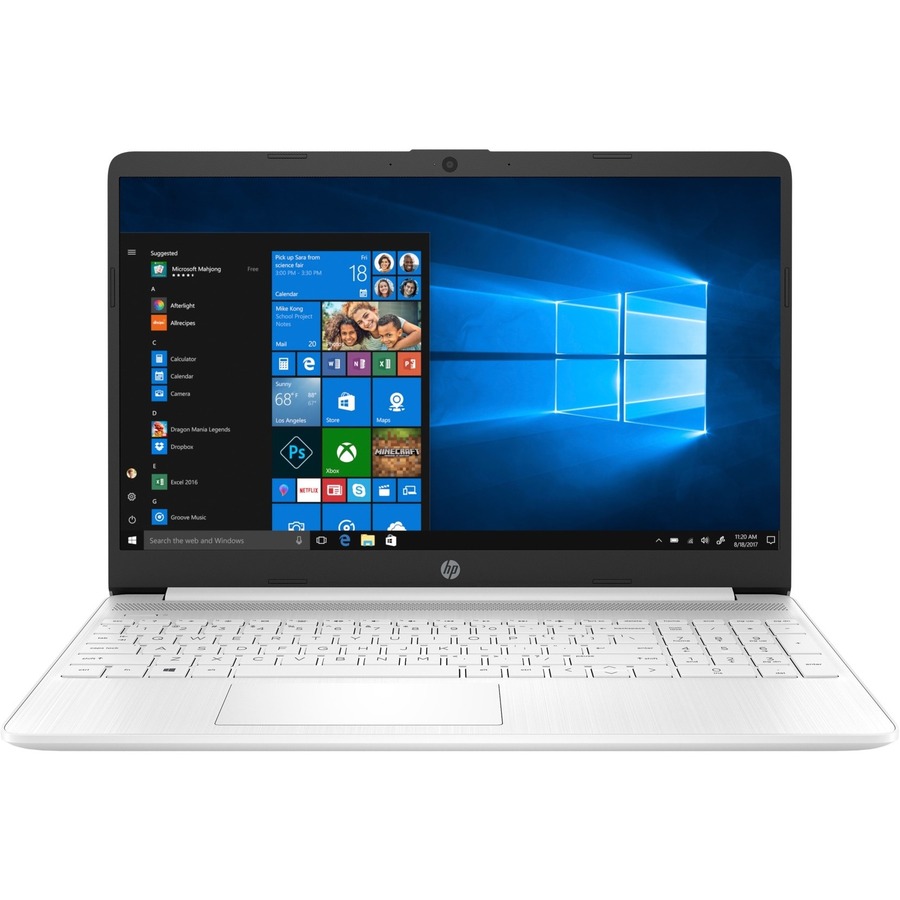 HP 15-dy2000 15-dy2042nr 15.6" Notebook - HD - 1366 x 768 - Intel Core i3 11th Gen i3-1115G4 Dual-core (2 Core) 3 GHz - 4 GB Total RAM - 256 GB SSD - Snow White