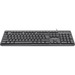 Manhattan Wired Office Keyboard - Cable Connectivity - USB Type A Interface - 104 Key - PC - Black
